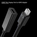 1080P Mini Display Port to HDMI Adapter Cable Connector for MacBook A