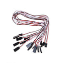 10pcs 50cm Length Male to Female Servo Extension Lead Wire Cable for RC BX
