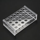 1.5Ml Centrifuge Tubes 11mm Dia Test Tube Plastic Rack Stand 24 Holes N1Q2