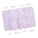 1666 Pieces Clear Plastic Rubber Silicone Bullet Clutch Earring Safety Backs