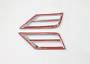 For VW Tiguan 2Pcs ABS Chrome Front Fog Light Lamp Frame Cover Trim