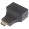 1Pair HDMI DualRJ45 CAT5E CAT6 ZTP LAN Ethernet HDMI Extender Repeater AdapterOZ