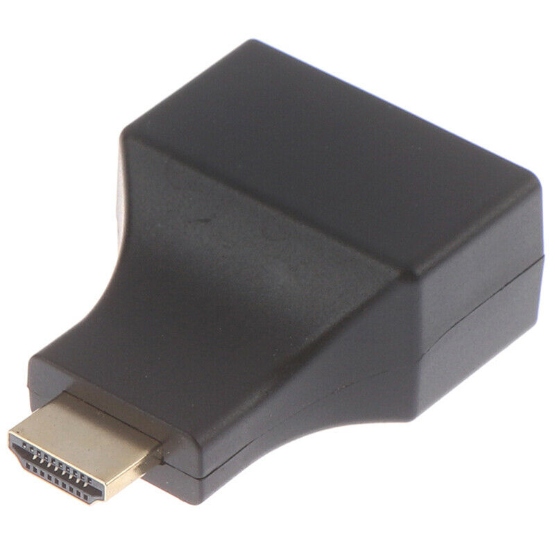 1Pair HDMI DualRJ45 CAT5E CAT6 ZTP LAN Ethernet HDMI Extender Repeater AdapterOZ