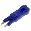 Plastic Tube Cutter Fishing Zinger Retractor Fly Fishing Tools Combo Blue