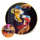 5D Full Round Drill Diamond Painting Fish DIY Cross Stitch Wall Embroidery