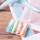 4Pairs/Box Health Soft Foam Ear Plugs Travel Sleep Noise Prevention Earplugs LJ