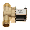 1/2 Inch Electric Solenoid Valve DC12/24/220V Solar Coil Valve for Water DC12V