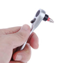 1/4inch Torque Rachet Single-Ended Wrench Bits Bicycle Repair Tool Kits