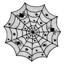 Halloween Party Decoration Spiderweb Tablecloth Black Lace Table Covers for E8R1