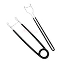 2 Pieces Potable Stainless Steel Fish Mouth Opener Jaw Spreader Hook Remover