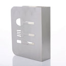Stainless Steel Modern Upright Table Napkin Holder Cloth Serviette Dispense T9D3