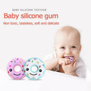 Random Color Baby Silicone Teether Donuts Chew Biter toys Kids Goods O1Y5