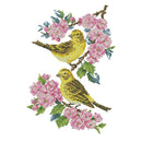 Cross Stitch Kits 14CT Stamped Cotton Thread Embroidery Crafts (DA298 Bird)