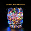 1m Electronic String Light 3 Mode LED DIY Festival Decor Lamp (Multi Color) A