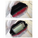 Women Red Lips Clutch Bag Ladies Pu Leather Chain Shoulder Bag Bolsa Evenin