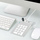 Rocketek USB 18 Keys Numeric Keypad Mini USB 2.0 Hub for Laptop Desktop PC