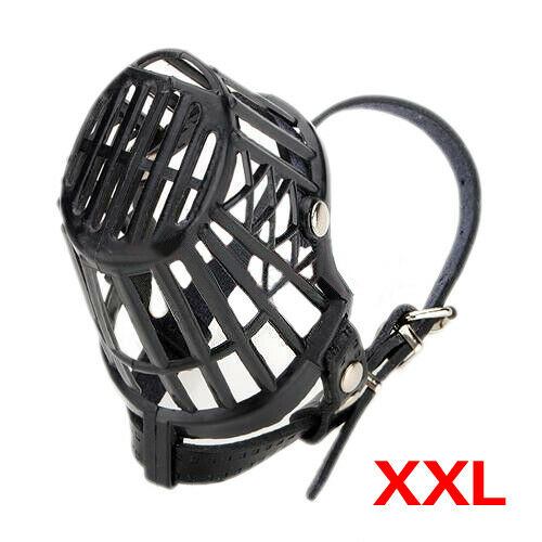 Dog Pet Puppy Muzzle Basket Cage xxL