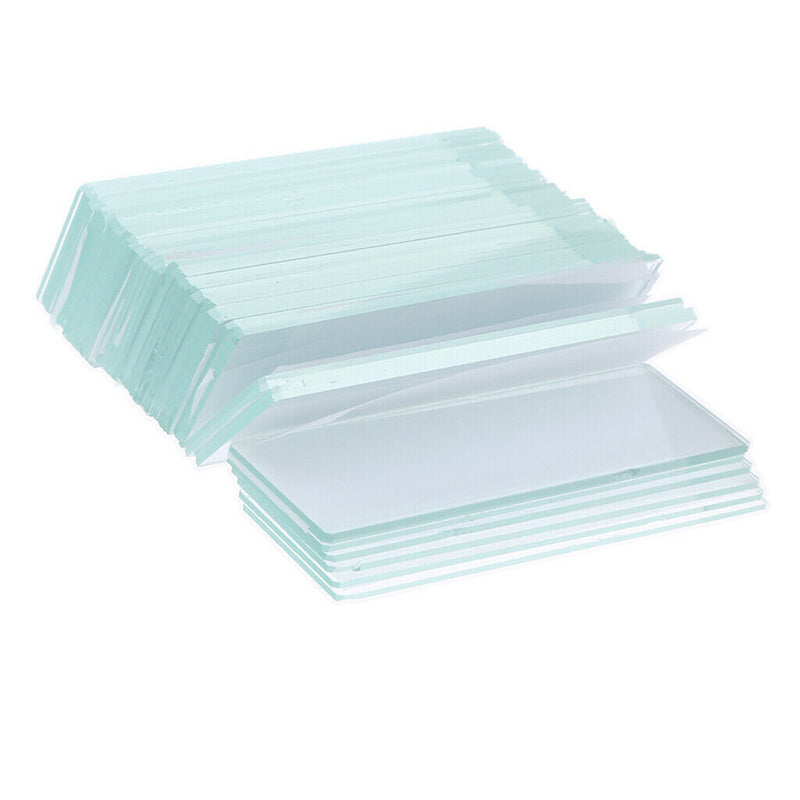 50 Pieces Microscope Slide Cover Glasses for Biology Experiment Accessories
