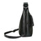 Women Messenger Soft Leather Shoulder Bags Tassel Crossbody Handbags (Black