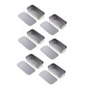 6x Slide Top Tin Box Cake Containers Storage Beads  Organizer Cans