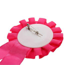 2pcs Diamante Rhinestone Rose 50th Birthday Party Rosette Satin Ribbon