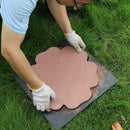Flower Stepping Stone Mold Pavement Fashion Garden Cement Decor Concrete X1K9