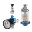 Digital Spray  Regulator Gauge & Gravity Moisture Filter Water Trap 1/4 inch