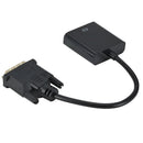 1080p DVI-D 24+1 Pin Male to VGA 15Pin Female Active Cable Adapter Converter ME