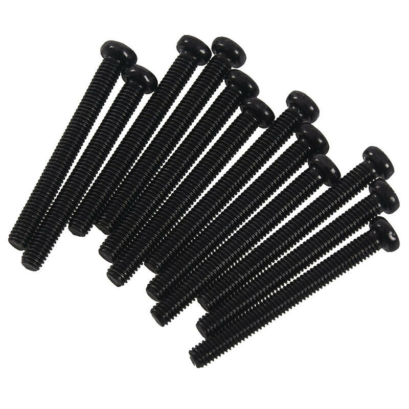 BLACK Pickup Height Adjustment Screws with Springs, Package of 12 each