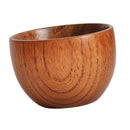 Set of 10 75ml Handmade Small Wooden Tea Cup Teacups Mug for Juice Milk