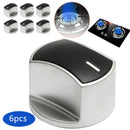6X Universal Cooker Oven Gas Stove Control Range Knobs Switch Replacement Handle