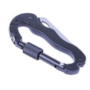 5 in 1 EDC Outdoor Multi Function Climbing ToolCarabiner Hook Gear Buckle A