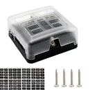 6 Way Blade Fuse Holder Box Block Car Vehice Boat Circuit ATO ATC 32V
