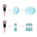 Pink 3 in 1 LED Skin Tightening Device Facial Machine Multifunctional Facial