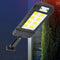 160COB Waterproof Solar Wall Light Motion Sensor Remote Control Lamp (C)