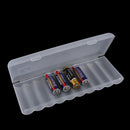 1PC White 10 Grid Battery Holder Organizer Container AA Batteries Storage  OZ