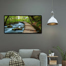 5D Full Round Drill Diamond Painting Mountain Scenery DIY Embroidery (Y007)