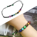 5X(7 Chakra Healing Balance Beads Bracelet Yoga Life Energy Bracelet Lover C8R7)