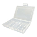 Transparent Plastic Organizer / Storage Box - Capacity 10 AA Batteries Or 10 AA