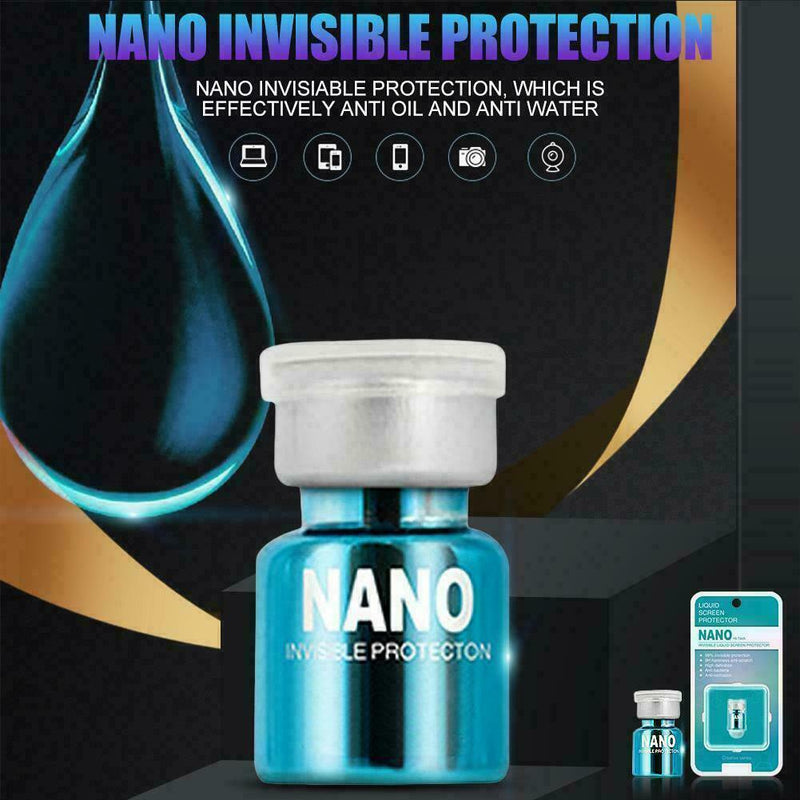 Glass Screen Protector Nano Liquid Technology Invisible Tempered Glass Film W0O2
