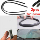 2 PCS 26'' 6mm Car Bus Rubber Universal Frameless Windshield Wiper Blade  GBR