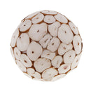 Simulation Wooden Shapes Styrofoam Foam Ball Home Decoration Ornaments 7cm