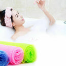 3090cm Nylon Soft Bath Body Wash Towel Scrub Bath Exfoliating Random N2Y8 C Y4L2