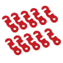 10 pcs Aluminum Tent Rope Tensioner Lever Tensioner Red K7A2