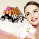 11 Pcs Makeup Brush + Sponge Puff