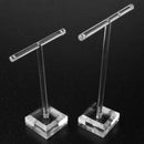 2pcs/set Glass Earrings Jewelry Organizer Display Rack Stand Holder