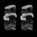 4 Pcs Birds Feeder Drinker Waterer Automatic Drinking Water Sprinkler Proof Bird