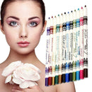 12 Pcs Professional Cosmetic Makeup Eyeliner Eye / C8H5 Liner Glitter Set P H9P1