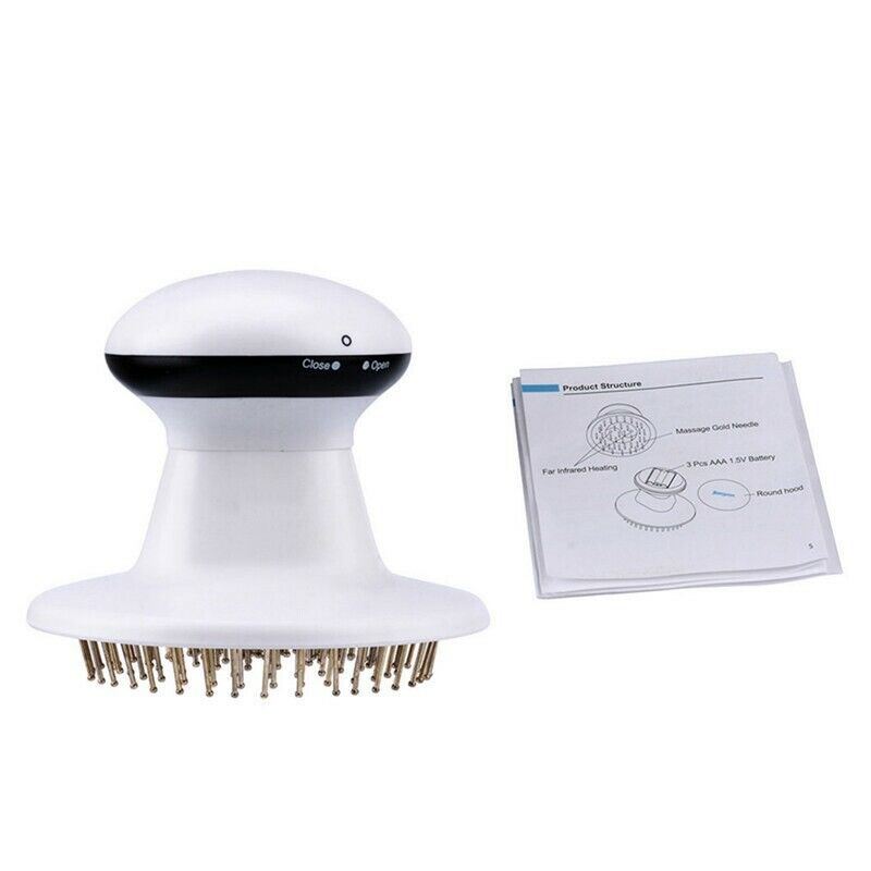 Electric High Frequency Vibration Head Massager Pressure Stress Release Sca B9R6