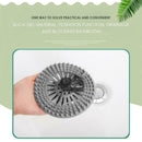 Silicone Sink Strainer Water Stopper Floor Drain Hair Bathtub Plug (Coffee) A